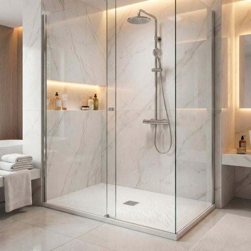 Receveur de douche AQUAPLUS - 170x80 Blanc