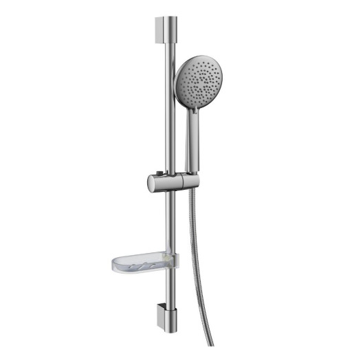 Barre de douche Aquaris Harmonie inox 304 chrom�e douchette 3 modes de jets