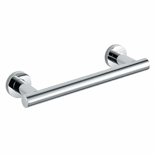 Barre d'appui droite ELEGANCE en acier bross� 60 cm