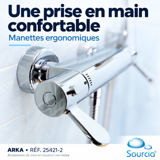 Mitigeur de douche thermostatique ARKATHERM destin� � toutes les salles de bain