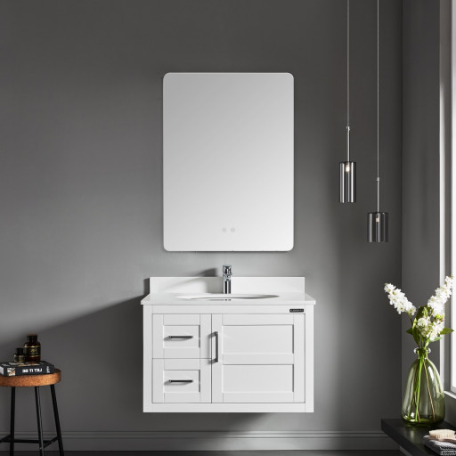Miroir antibue avec clairage LED pour salle de bain PMR SA20-005 