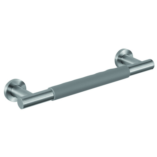 Barre d'appui droite COMFORT GRIP en acier bross 35/45 cm