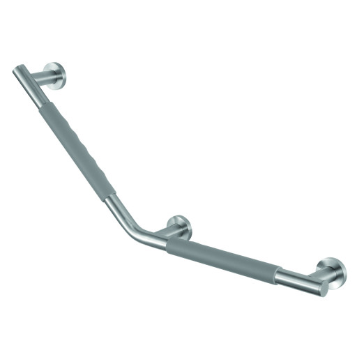 Barre d'appui 135 COMFORT GRIP en acier bross