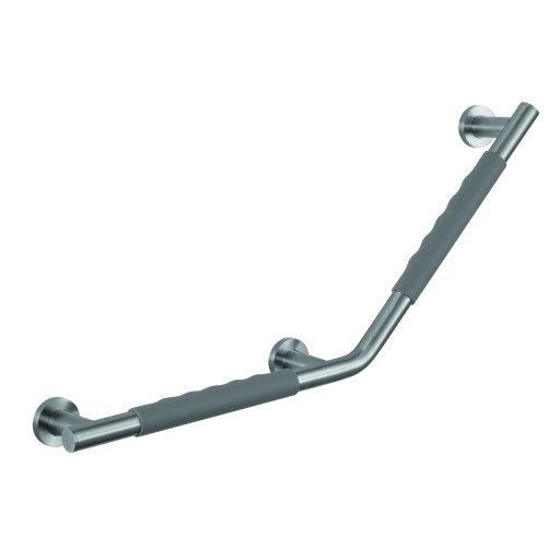 Barre d'appui 135 COMFORT GRIP en acier bross