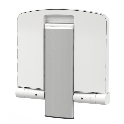 Si�ge de douche relevable ONYX  BLANC pour salle de bain PMR